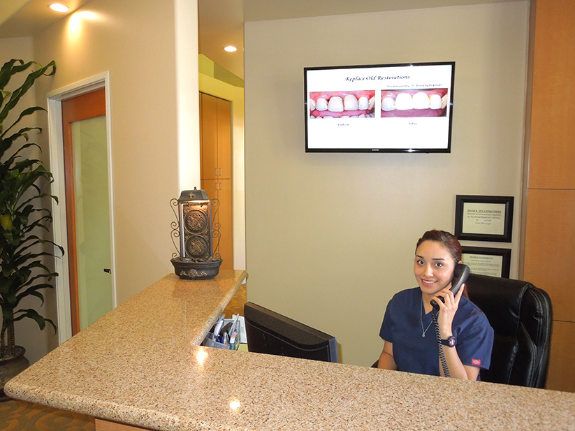Dental Reception Area Pasadena