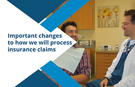 Important changes to how we will process insurance claims