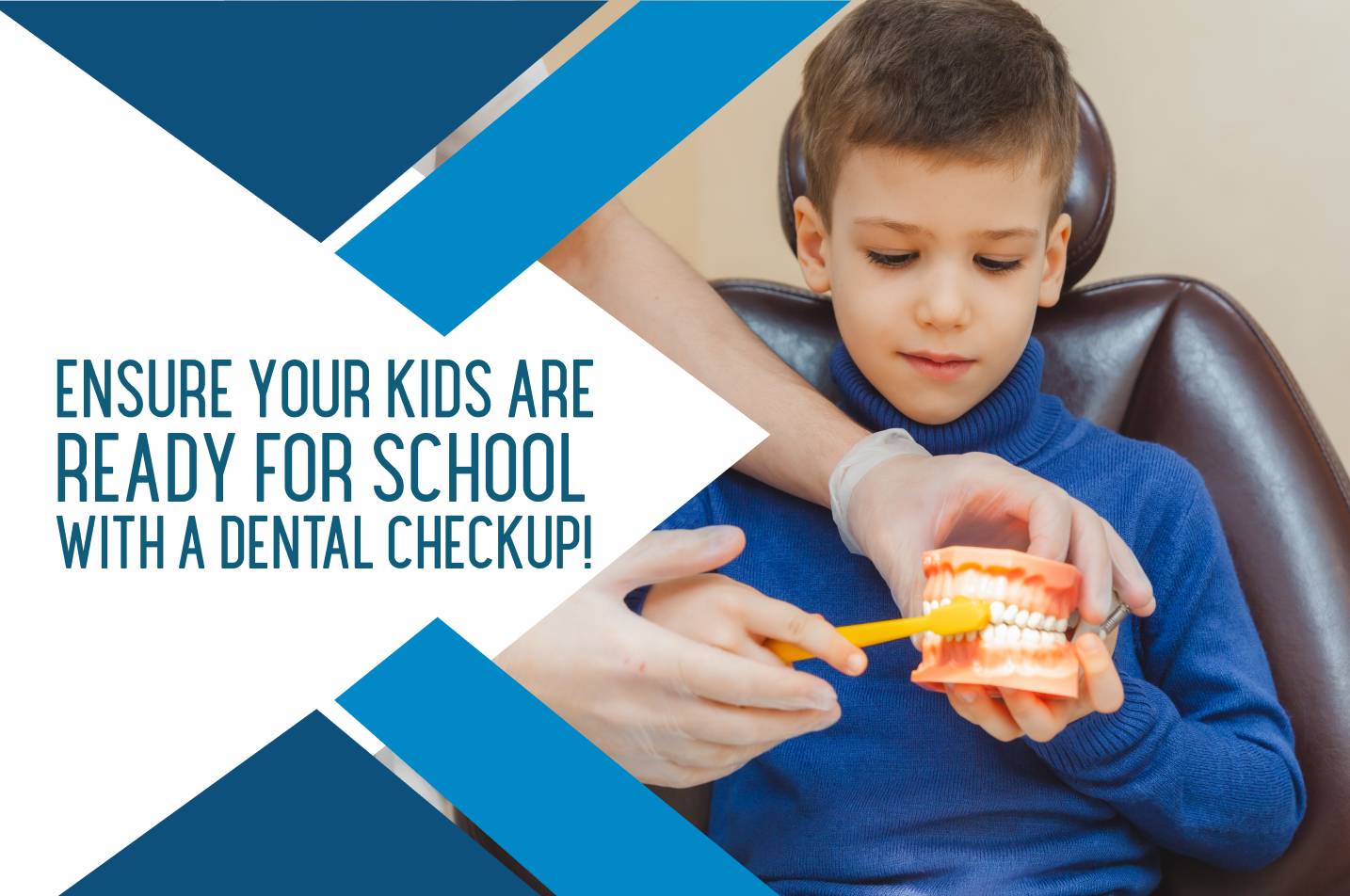 Ensure your kids are ready for school with a dental checkup!
