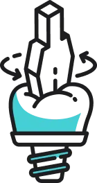 Dental Implants illustration icon